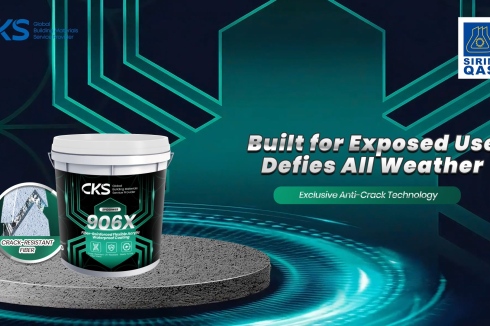 SpiderWeb 906X丨Fiber-Reinforced Flexible Acrylic Waterproof Coating